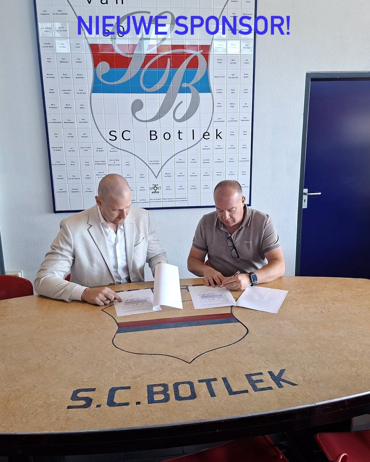 Nieuwe Sponsor