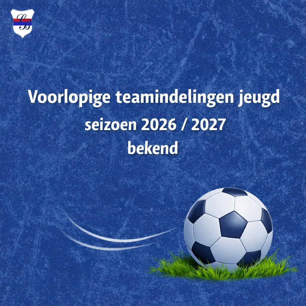 Voorlopige teamindelingen seizoen  2026 / 2027