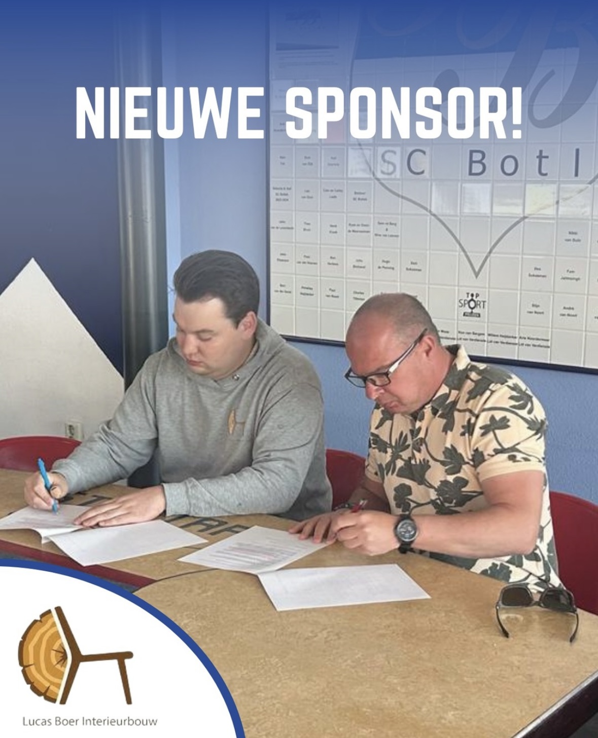 Nieuwe sponsor